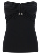 Alannah Black Nylon Bustier Top