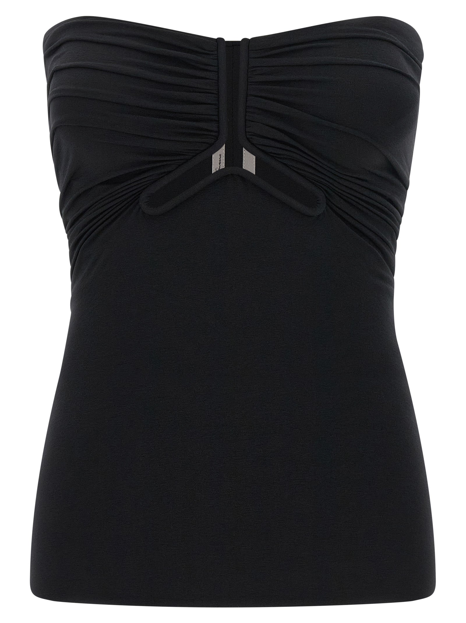 Alannah Black Nylon Bustier Top