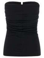 Alannah Black Nylon Bustier Top
