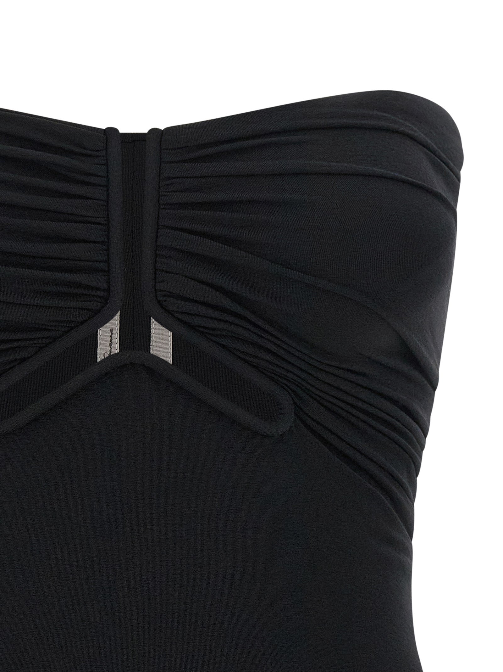 Alannah Black Nylon Bustier Top