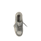 Sequined Calfskin Low‑Top Sneakers