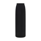 Wool Floor-Length Skirt