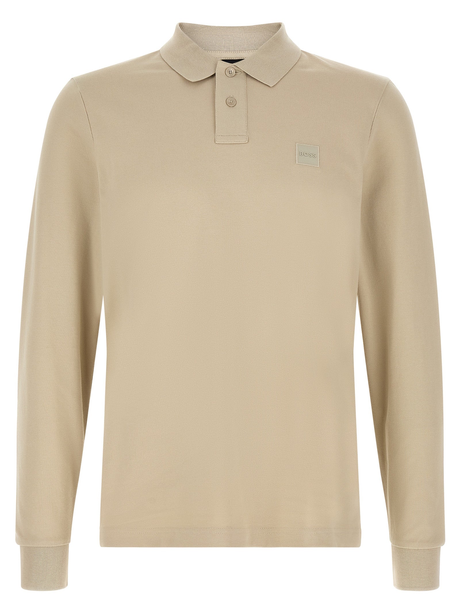 Beige Cotton-Elastane Passerby Polo