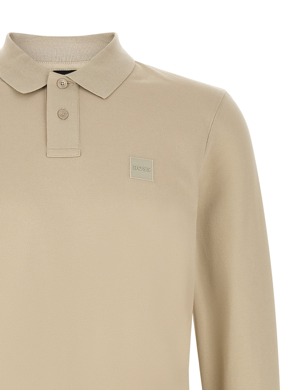Beige Cotton-Elastane Passerby Polo