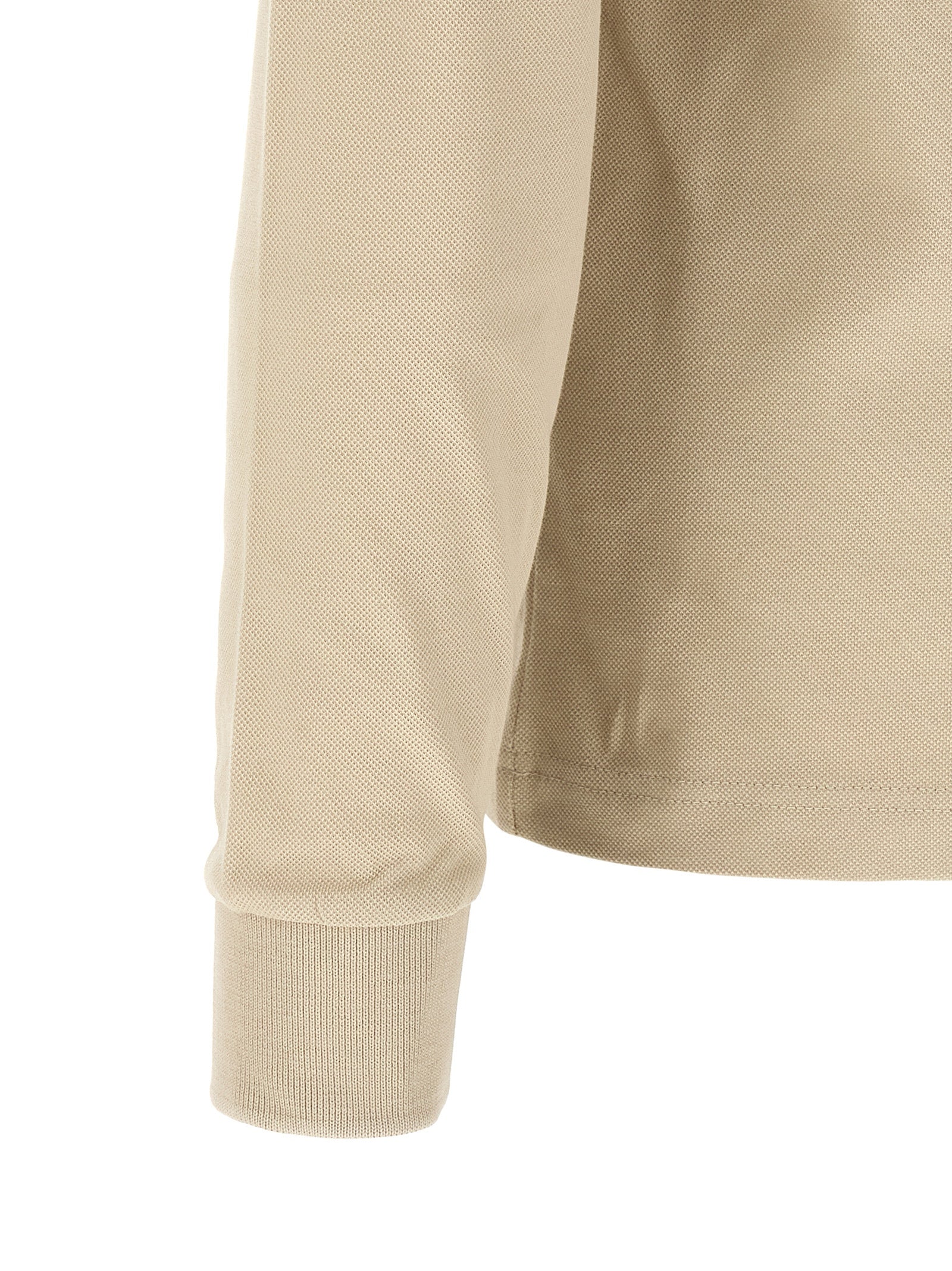 Beige Cotton-Elastane Passerby Polo