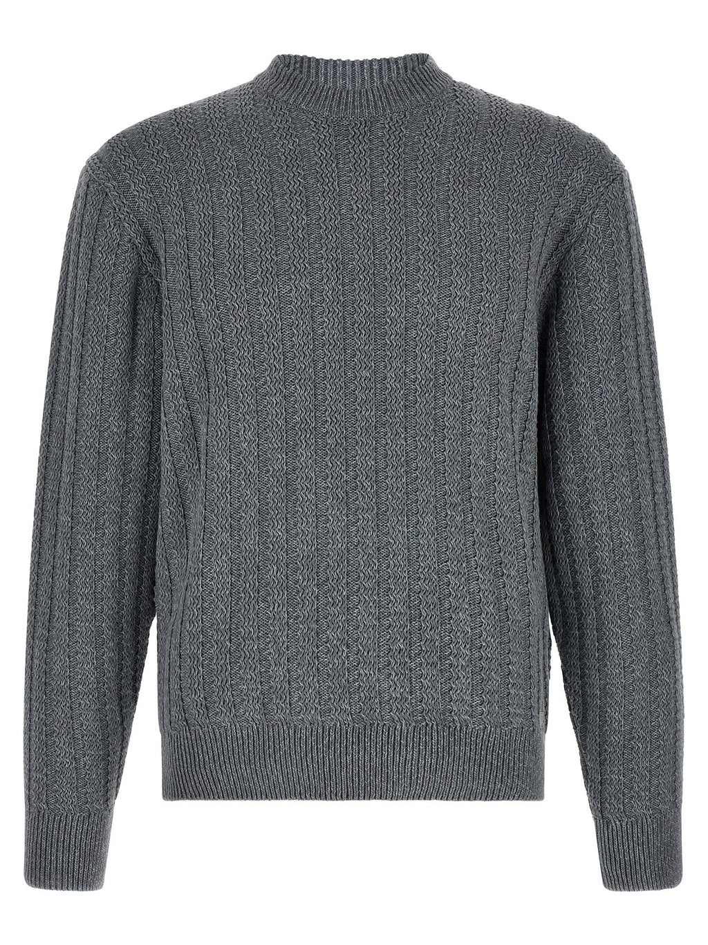 Gray Cotton Cardigan