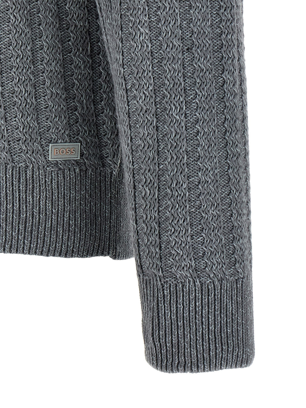 Gray Cotton Cardigan