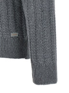 Gray Cotton Cardigan