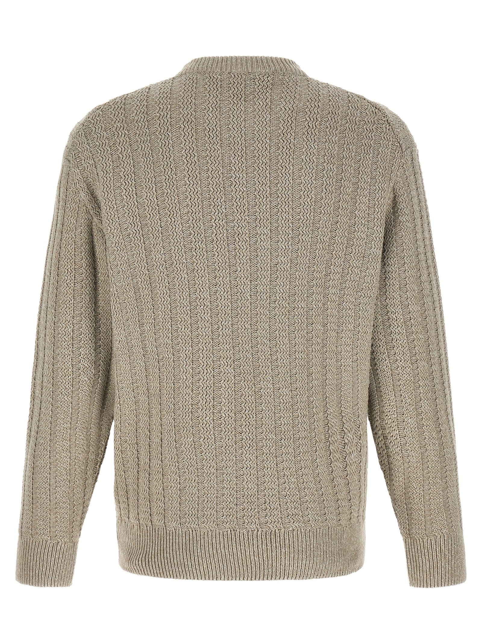 Light Beige Cotton Cardigan