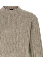 Light Beige Cotton Cardigan
