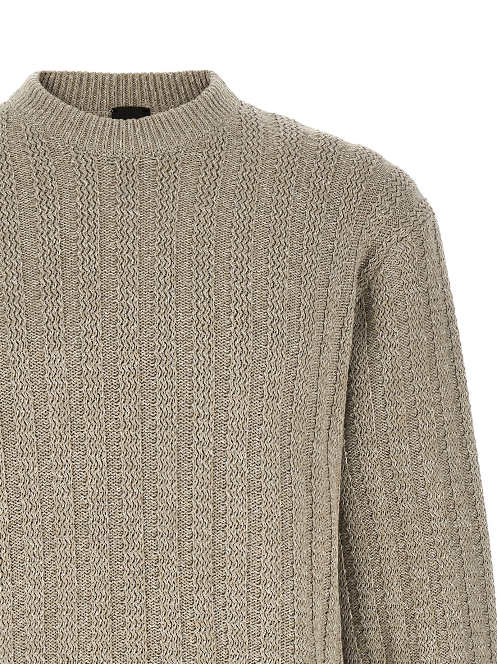 Light Beige Cotton Cardigan