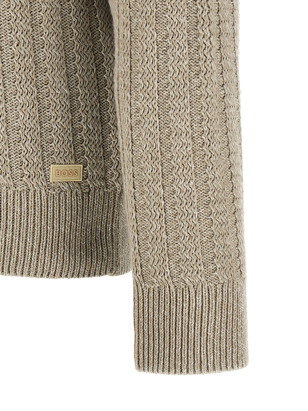Light Beige Cotton Cardigan