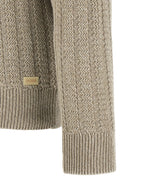 Light Beige Cotton Cardigan