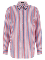 Multicolor Jacquard Cotton Blouse