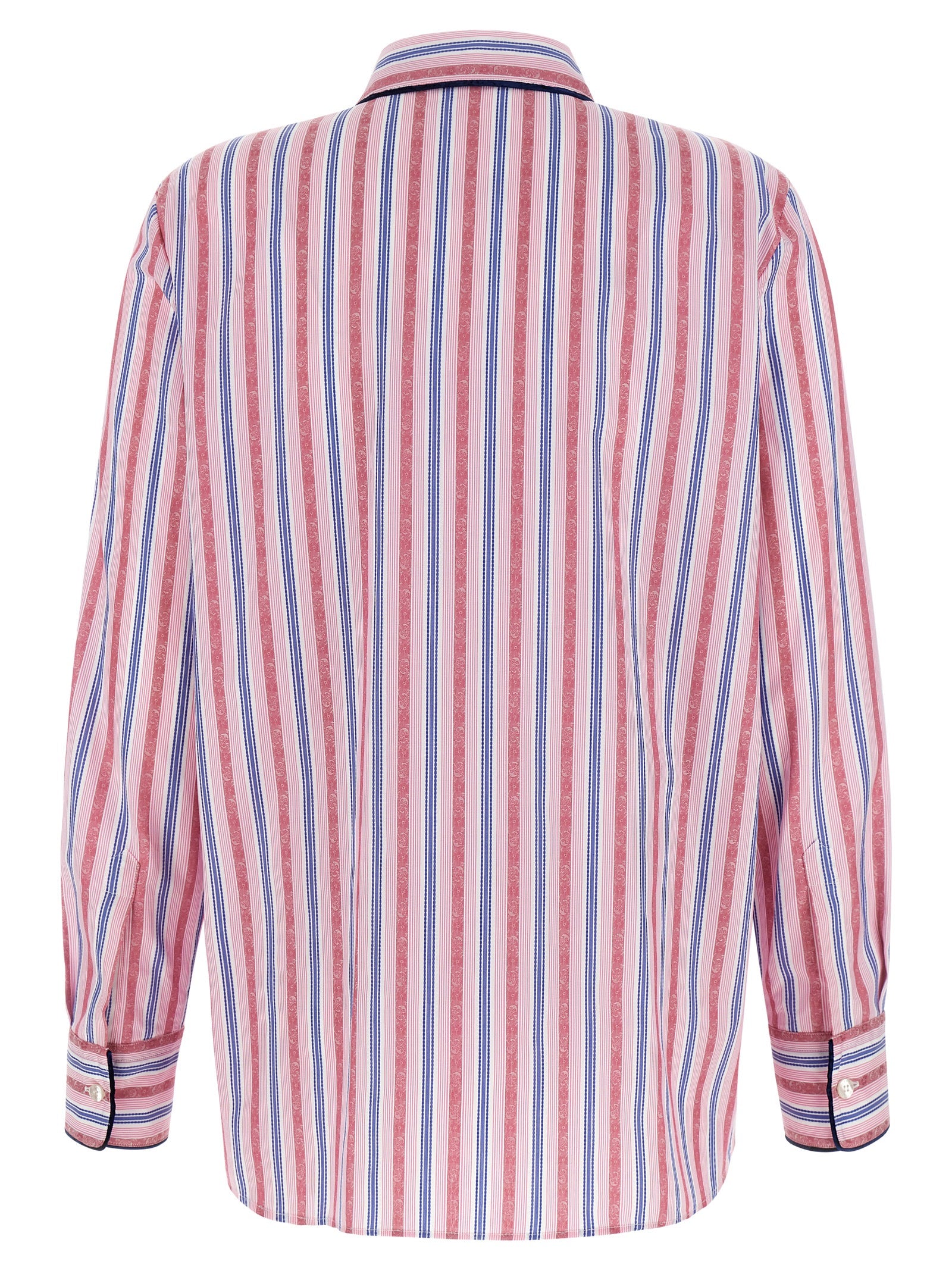 Multicolor Jacquard Cotton Blouse