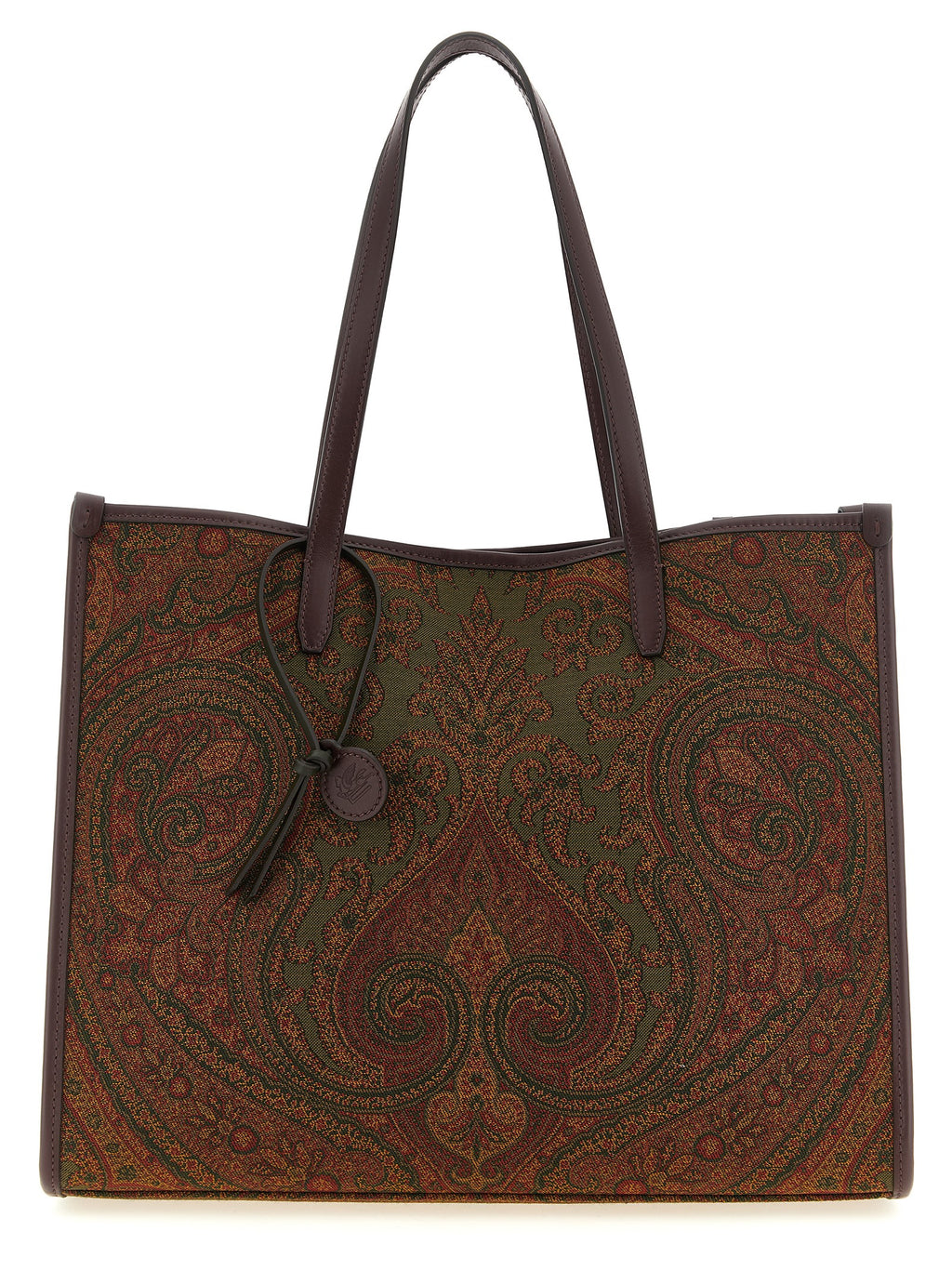 Large Polyester Jacquard Love Trotter Tote