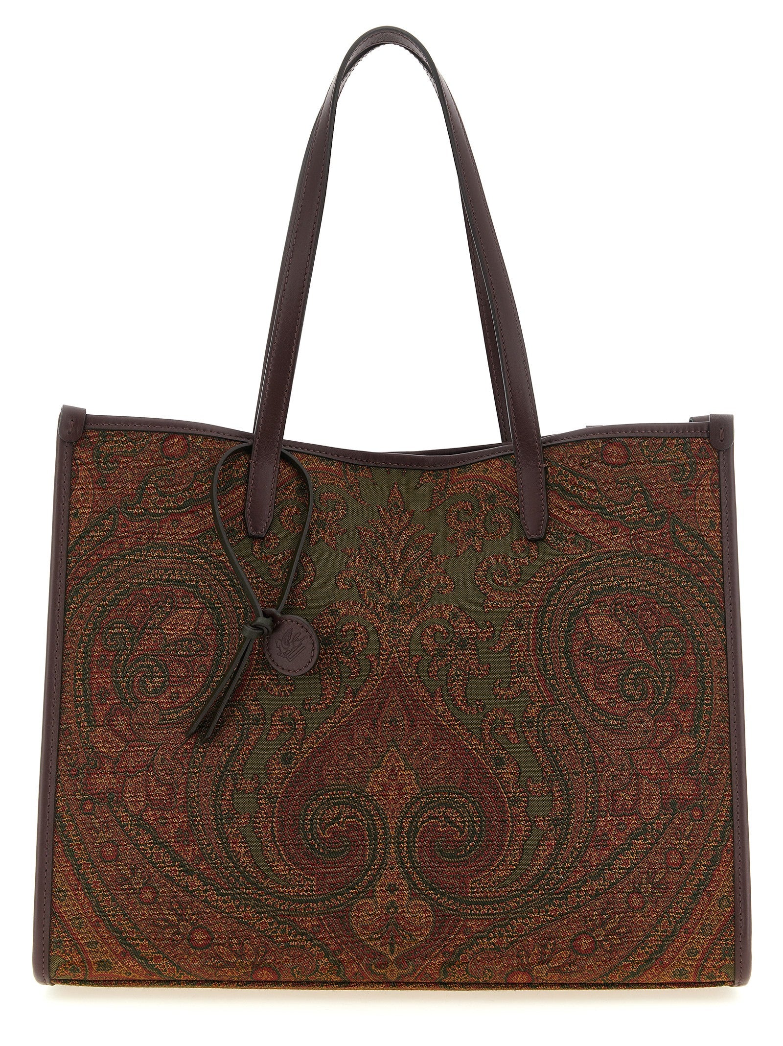 Large Polyester Jacquard Love Trotter Tote