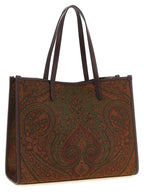 Large Polyester Jacquard Love Trotter Tote