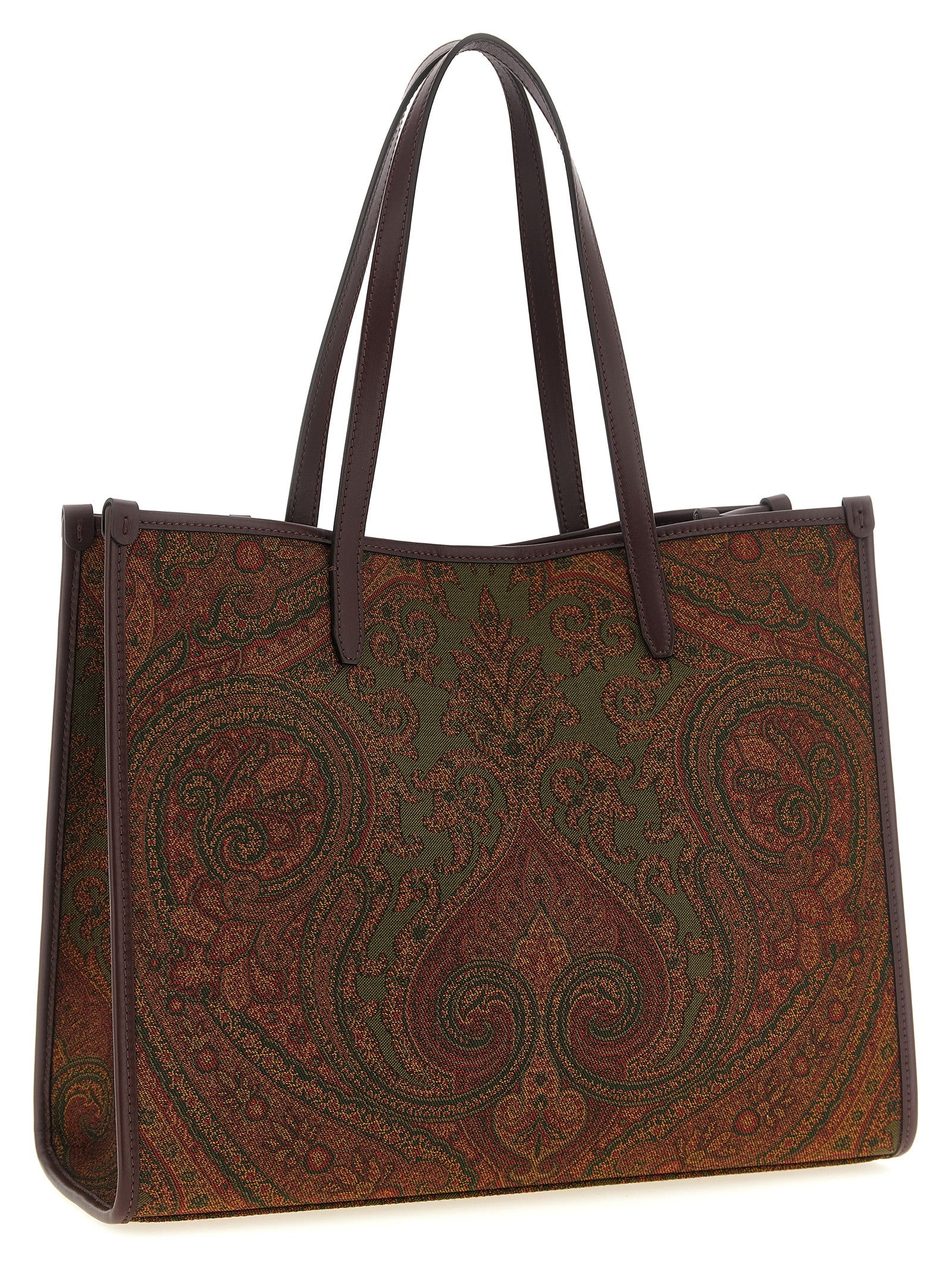 Large Polyester Jacquard Love Trotter Tote