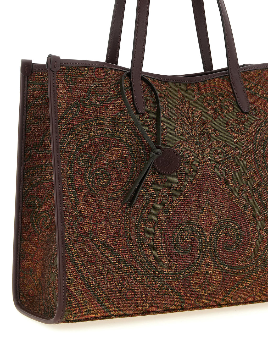 Large Polyester Jacquard Love Trotter Tote