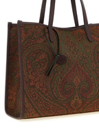 Large Polyester Jacquard Love Trotter Tote