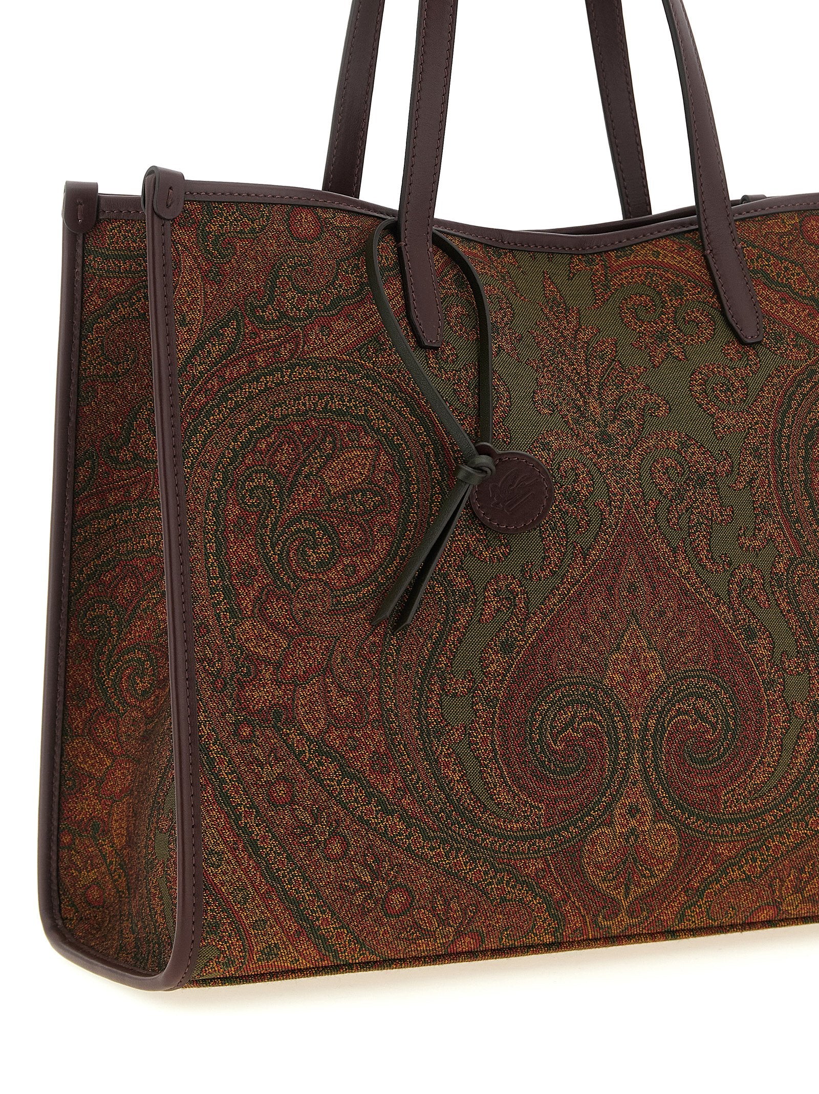 Large Polyester Jacquard Love Trotter Tote