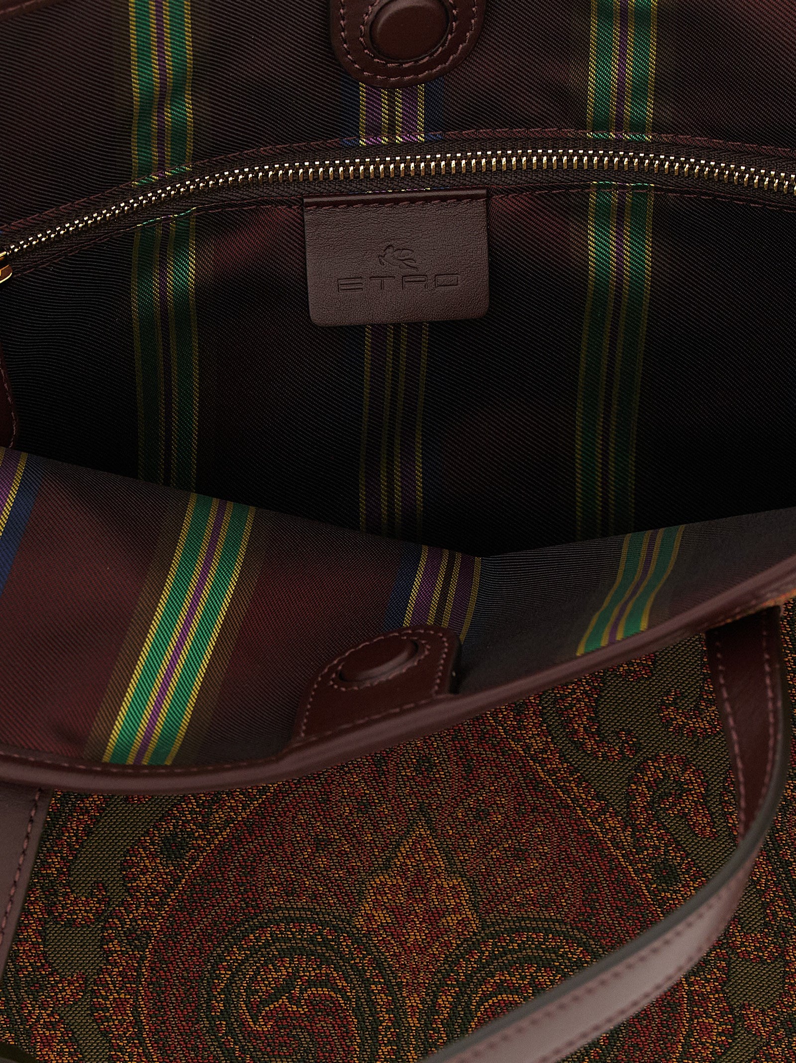 Large Polyester Jacquard Love Trotter Tote