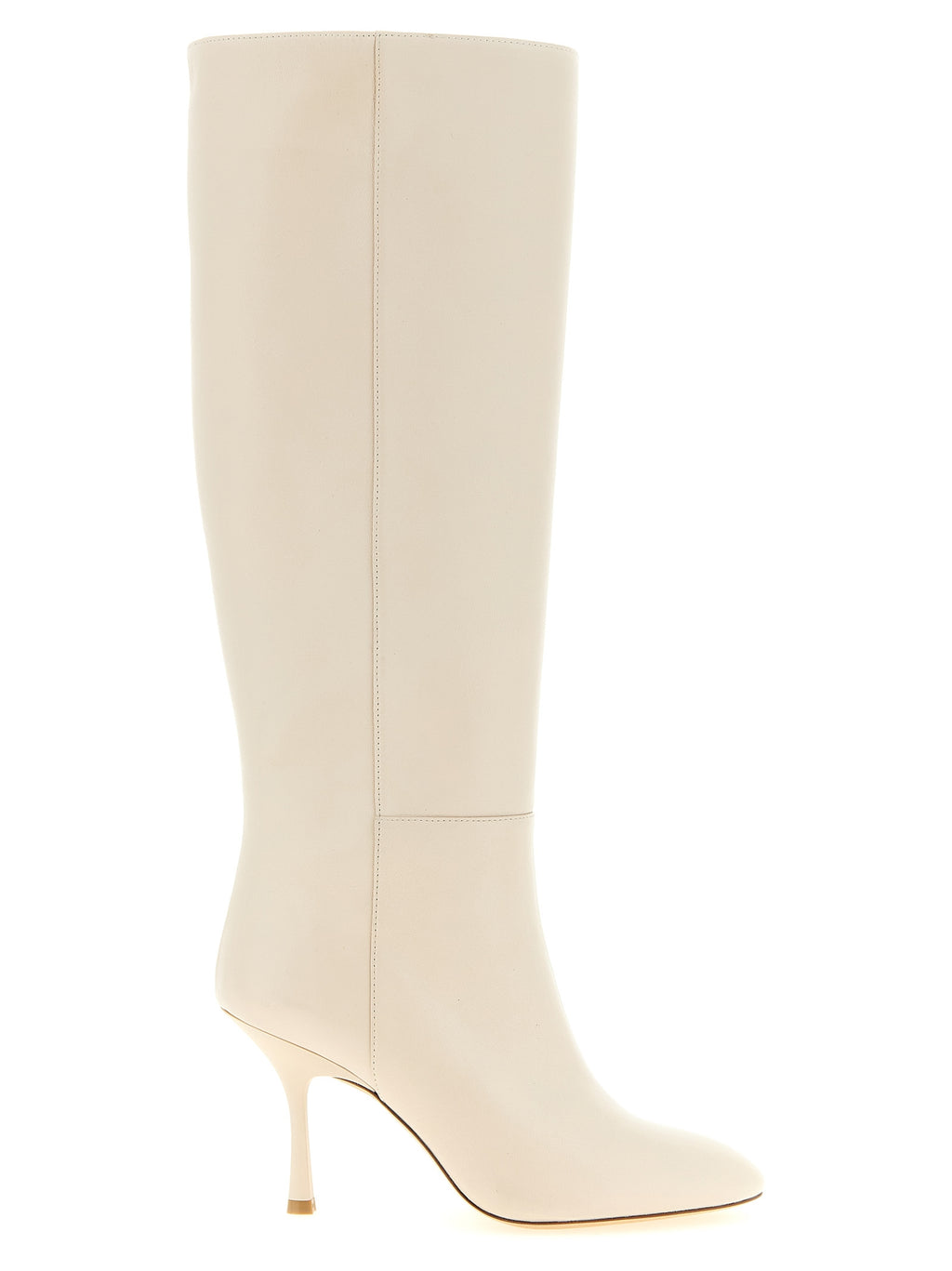 Madison Boot White Lamb Leather Over The Knee