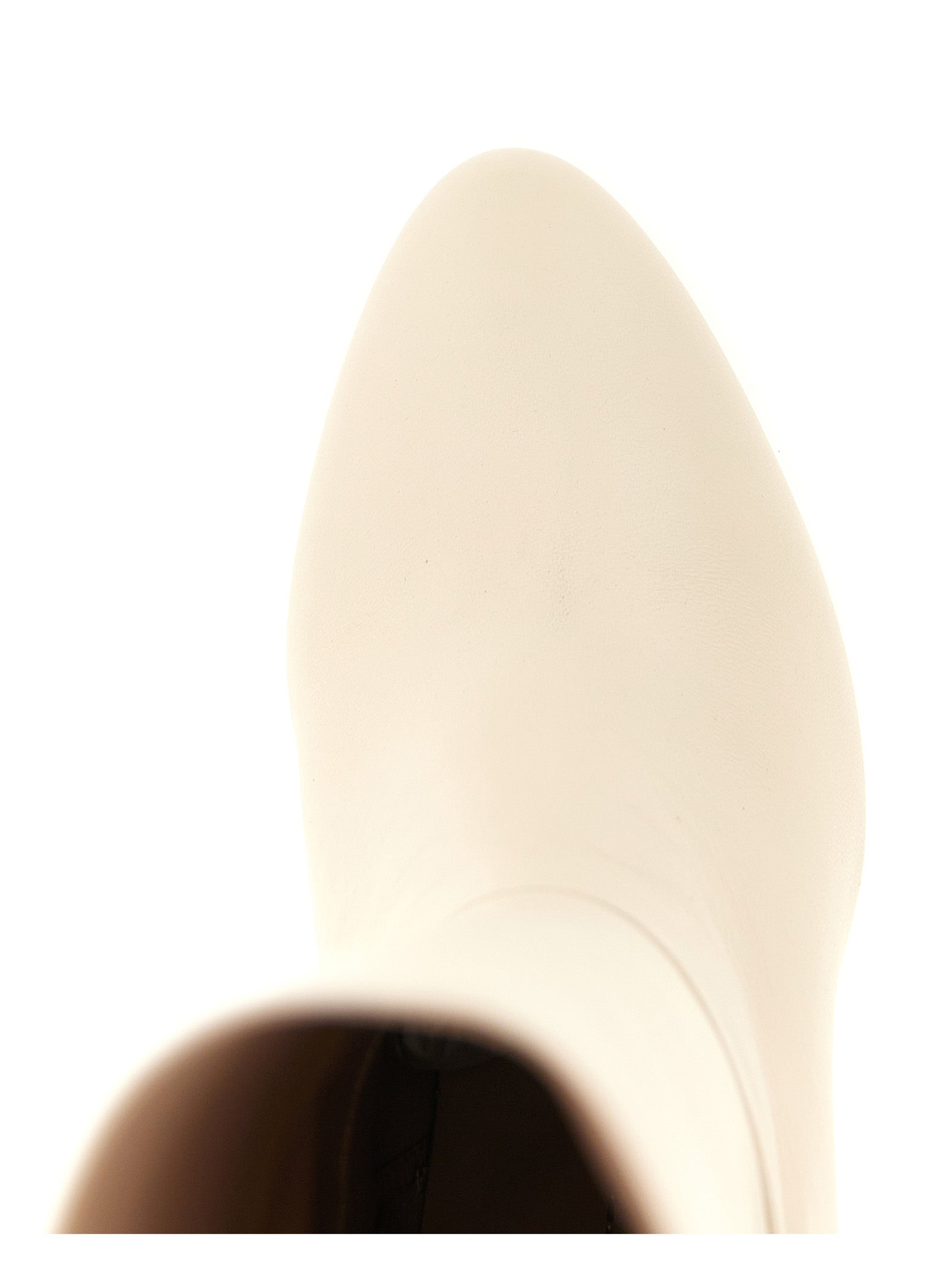Madison Boot White Lamb Leather Over The Knee