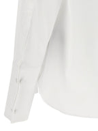 White Cotton Tuxedo Shirt