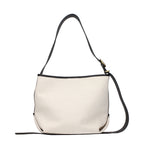 Beige Fabric Crossbody Bag