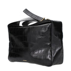 Black Leather Crossbody Bag