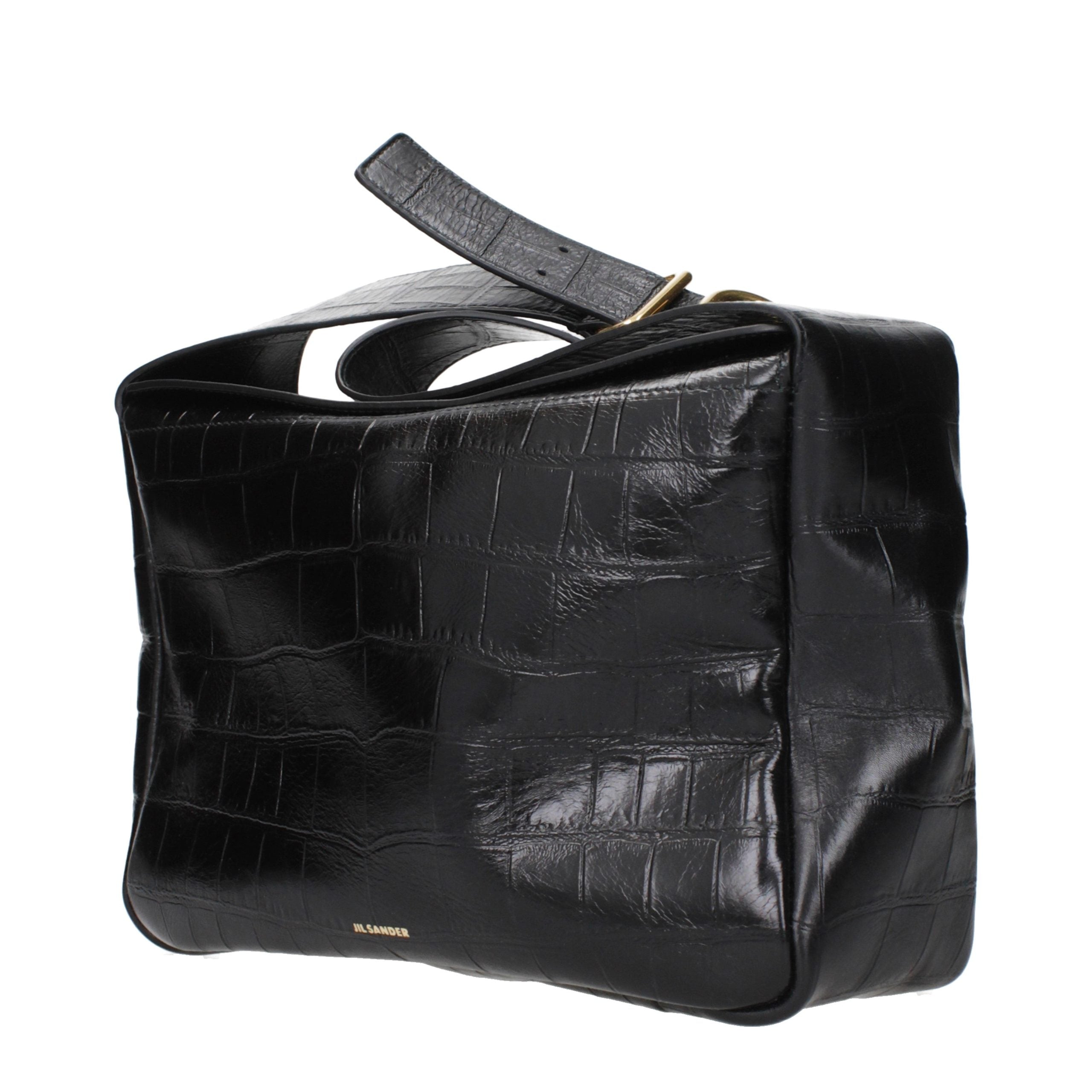 Black Leather Crossbody Bag