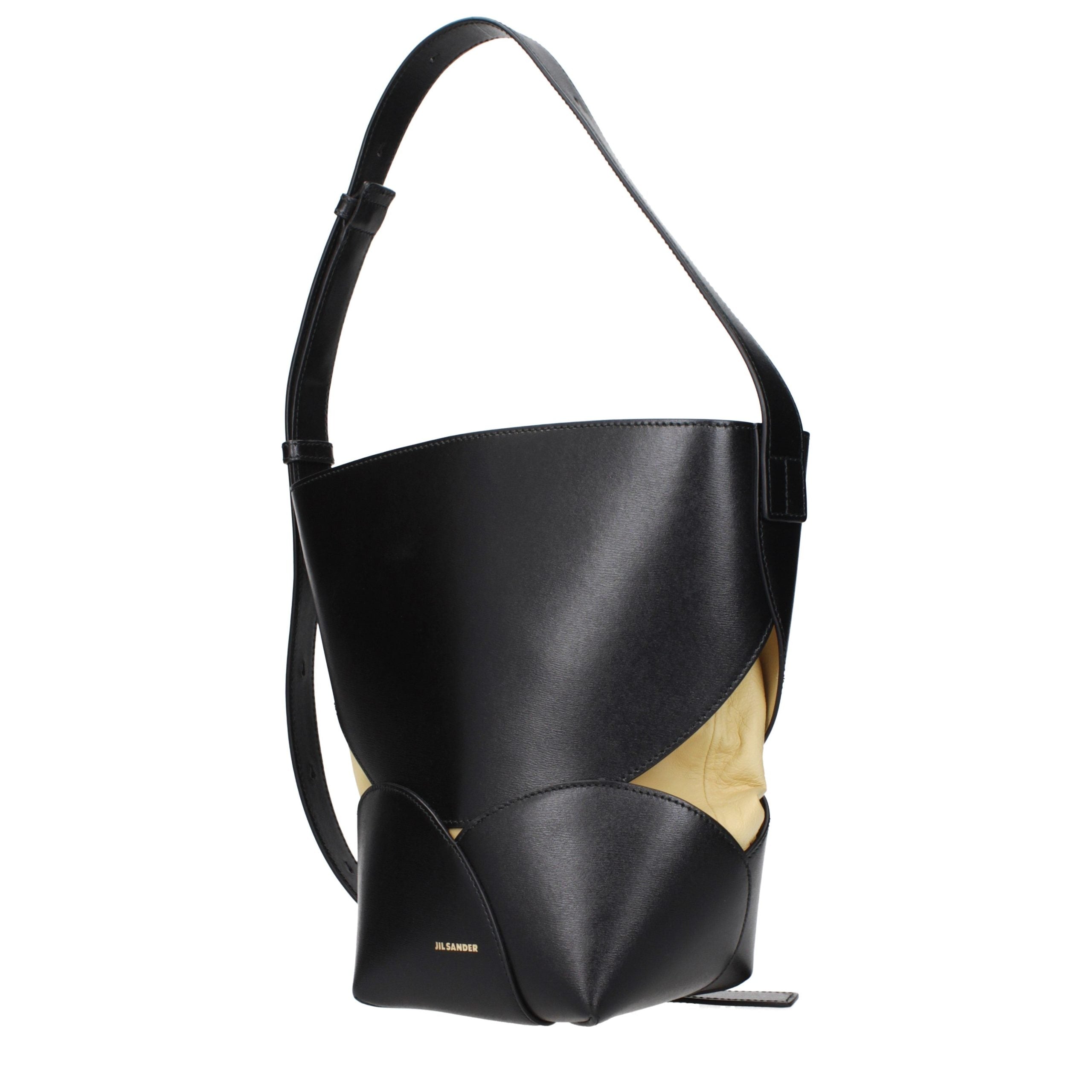 Black Leather Crossbody Bag