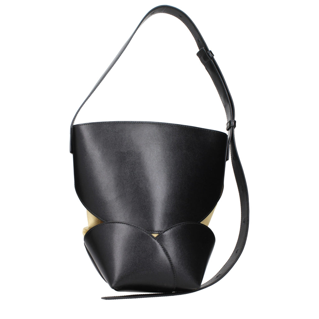 Black Leather Crossbody Bag