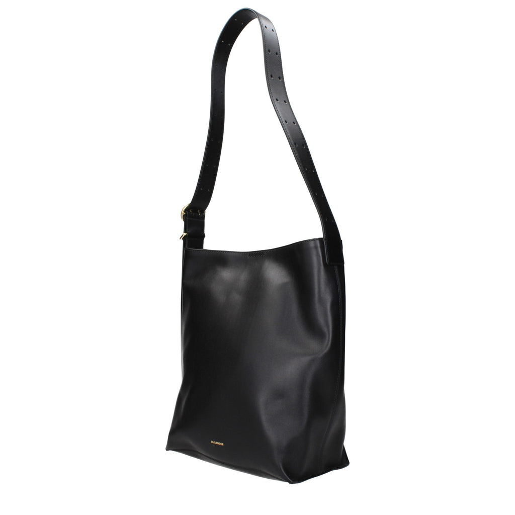 Black Leather Crossbody Bag