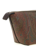 Brown Cotton Paisley Arnica Crossbody Bag