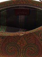 Multicolor Polyester Paisley Jacquard Pouch