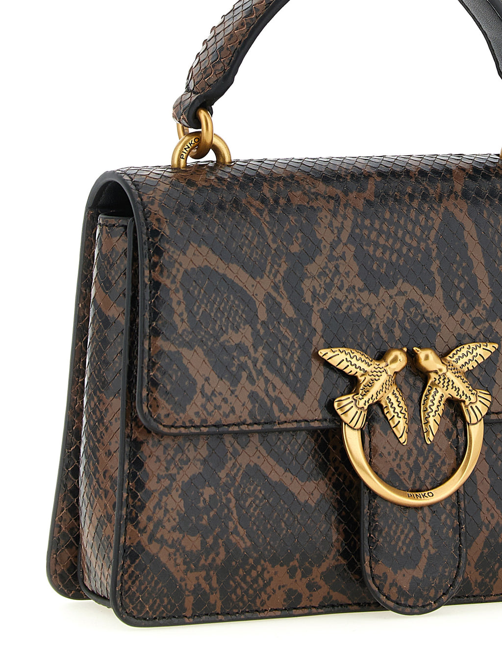 Calfskin Mini Love One Top Light Handbag