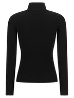 Viscose Ribbed Cut-Out Cardigan