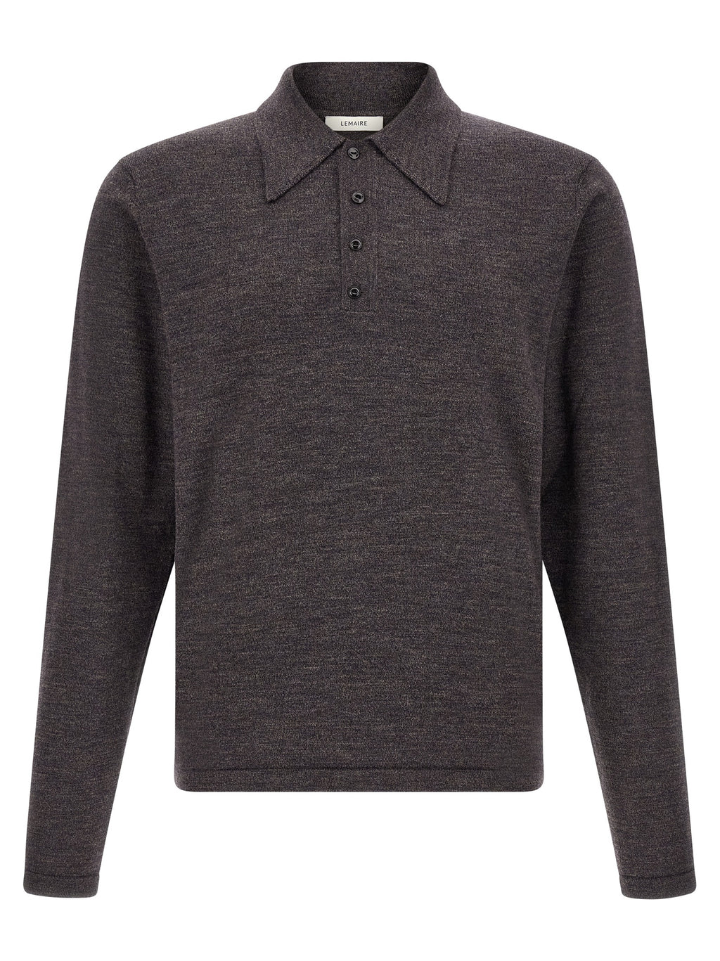 Fine Merino Wool Long‑Sleeve Polo
