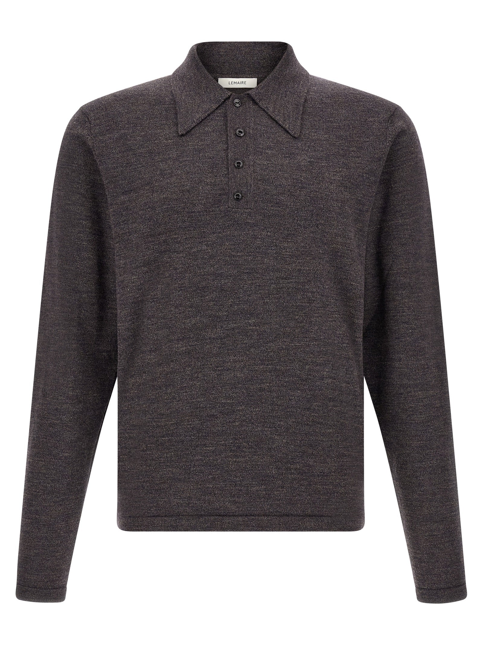 Fine Merino Wool Long‑Sleeve Polo