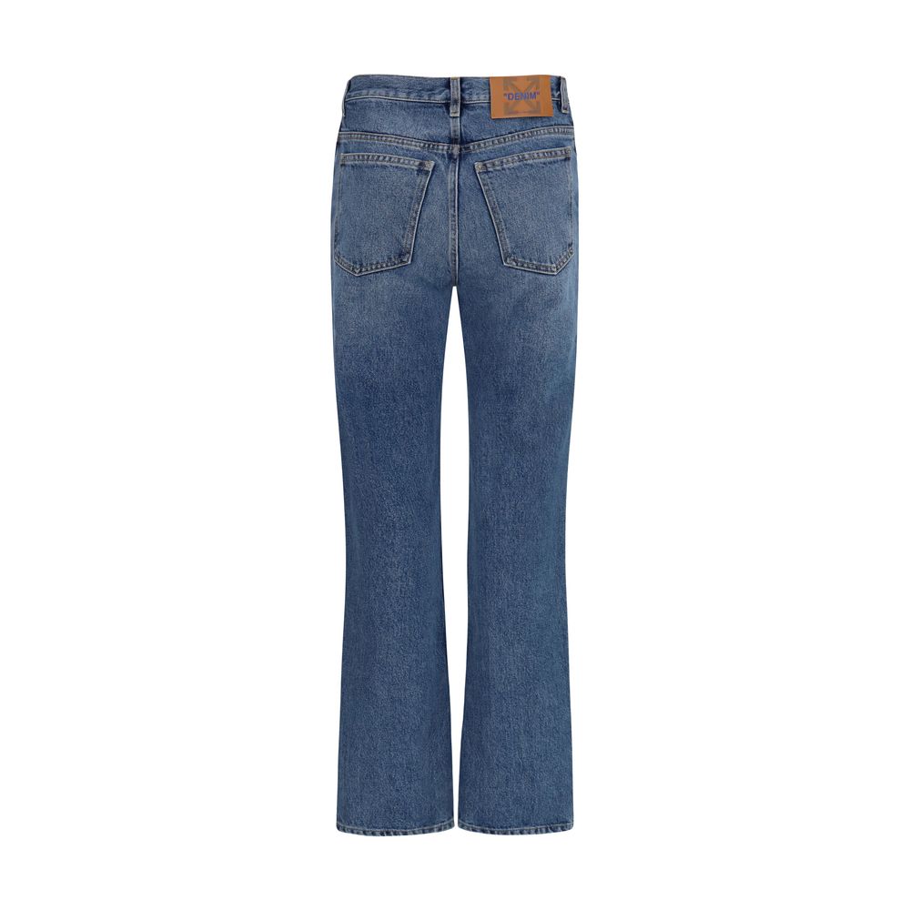 Cotton Venus Straight-Leg Jeans