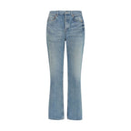 Cotton Straight-Leg Jeans