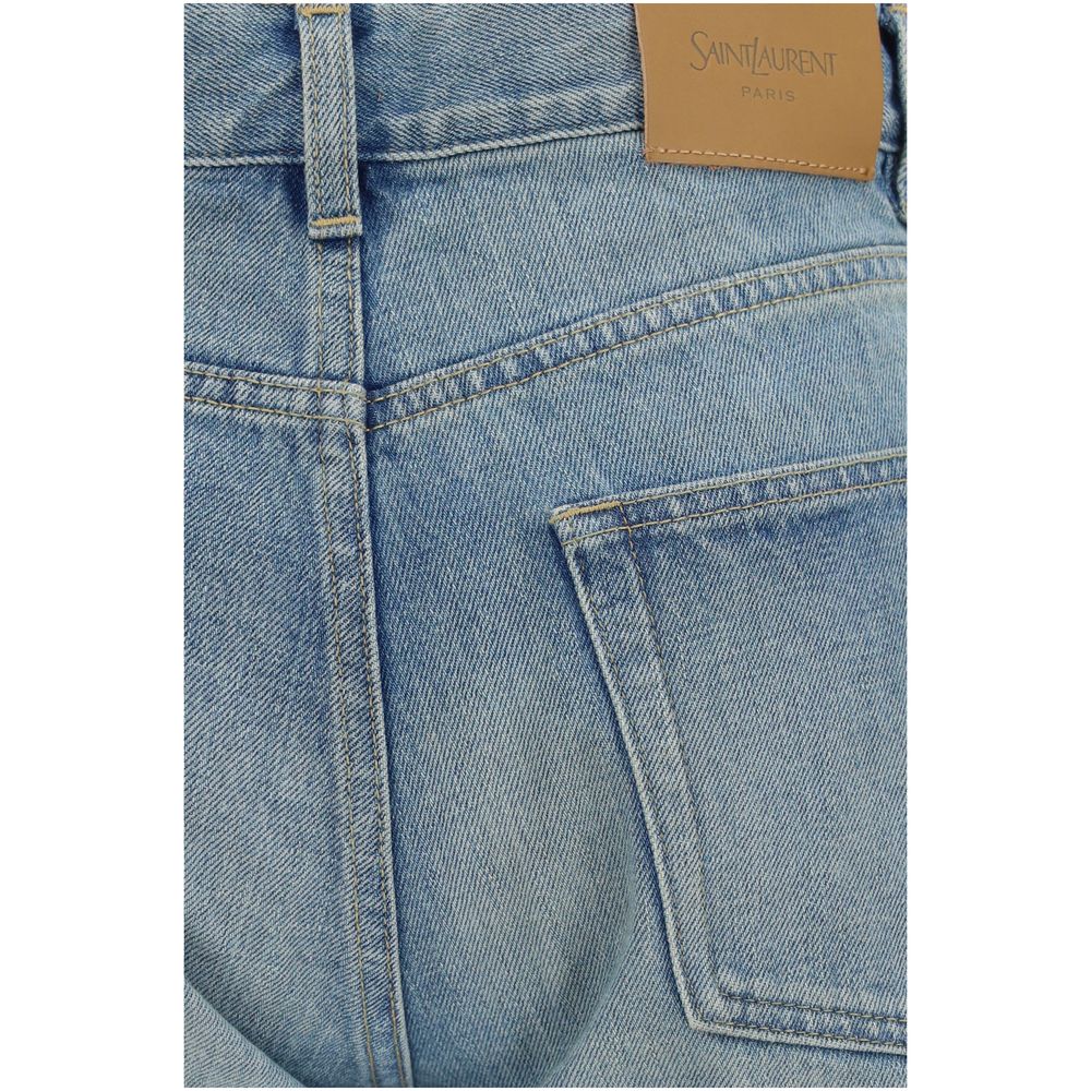 Cotton Straight-Leg Jeans