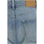 Cotton Straight-Leg Jeans