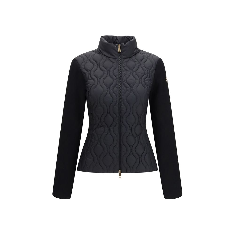 Black Cotton Shell Jacket