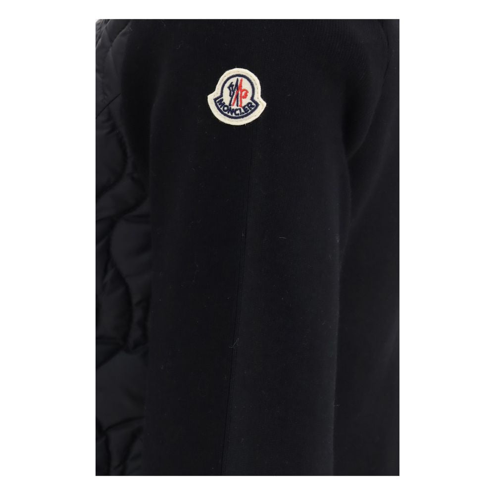 Black Cotton Shell Jacket