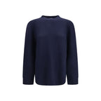 Oversized Wool Crewneck Sweatshirt