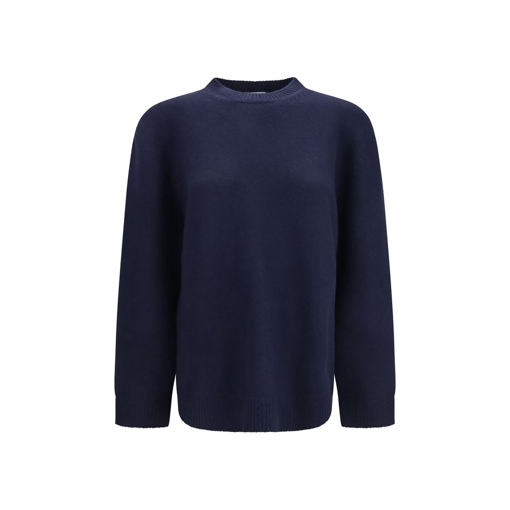 Oversized Wool Crewneck Sweatshirt